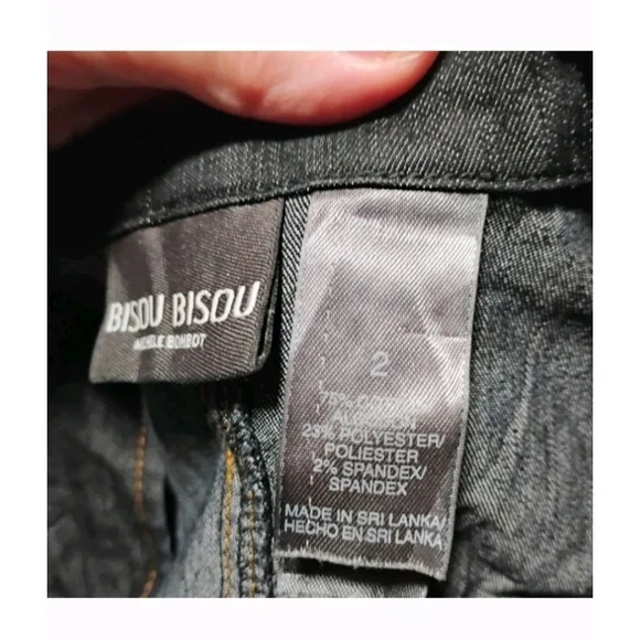 Bisou Bisou Dark Blue Blazer with Brown Stitching - Picture 5 of 10